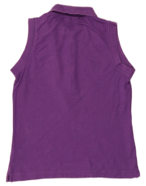 Fila ženska polo majica bez rukava UK 12 srednje ljubičasta pamuk
