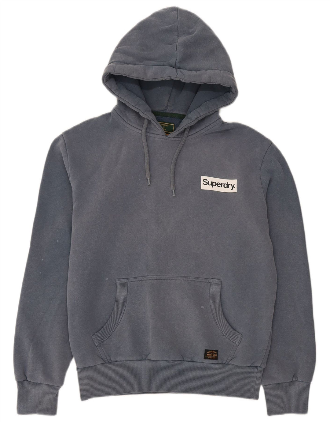 Superdry muški džemper s kapuljačom Mali plavi pamuk