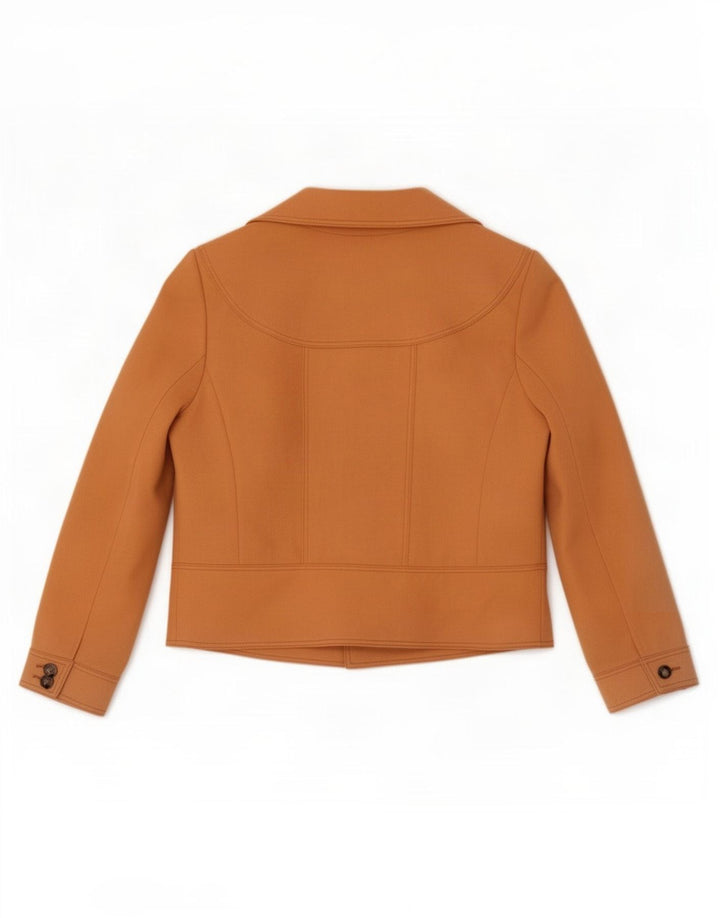 Vintage ženska bomber jakna EU 40 srednje smeđi poliester
