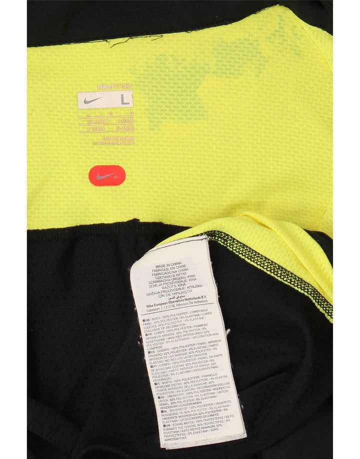 Nike muška trenirka gornja jakna UK 42/44 veliki crni poliester u boji