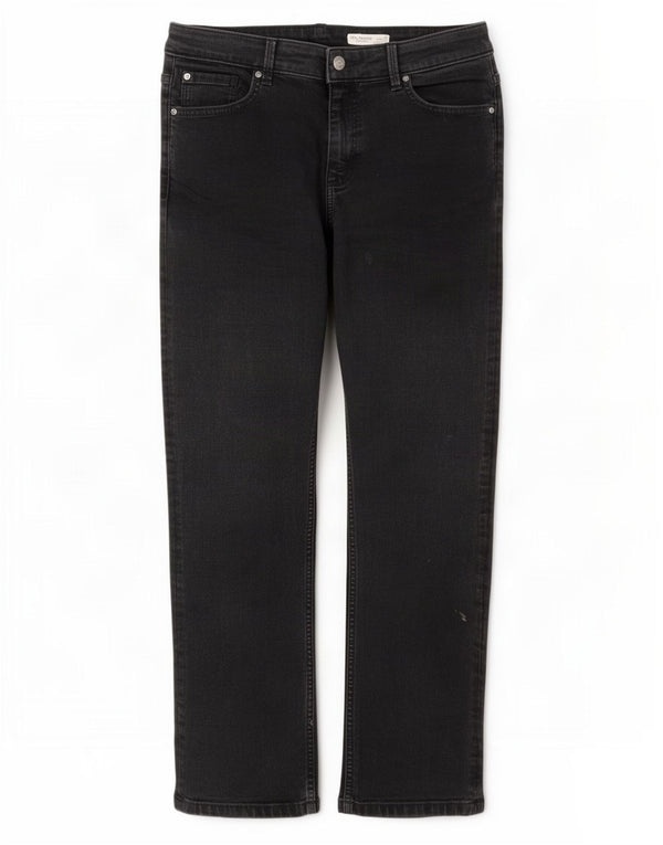 Marks & Spencer Ženske ravne traperice Sienna UK 14 Large W30 L30 Crne
