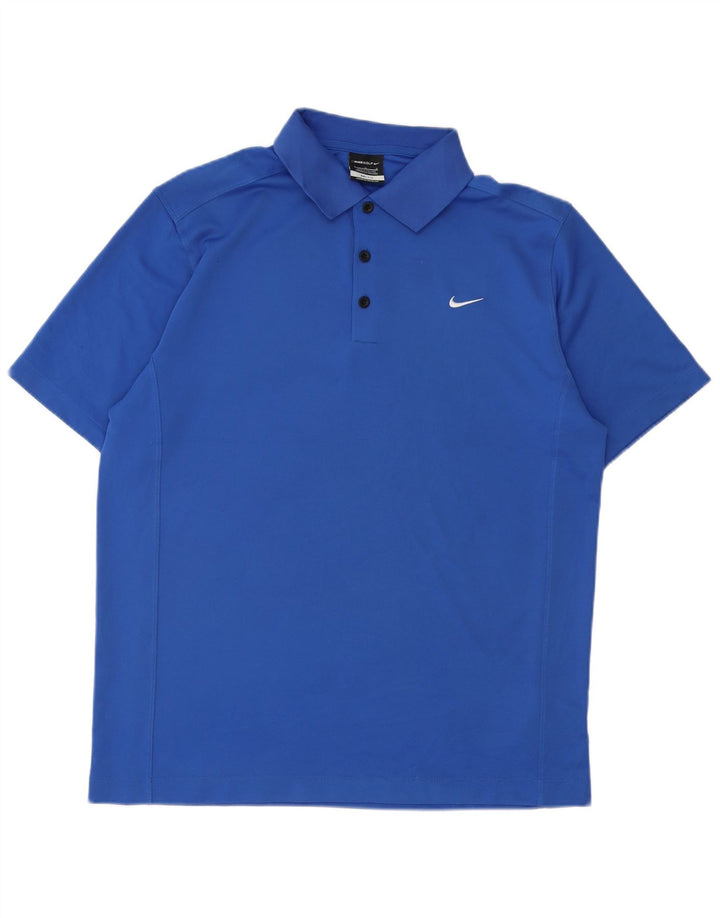 Nike muška Dri Fit polo majica velika plava poliesterska