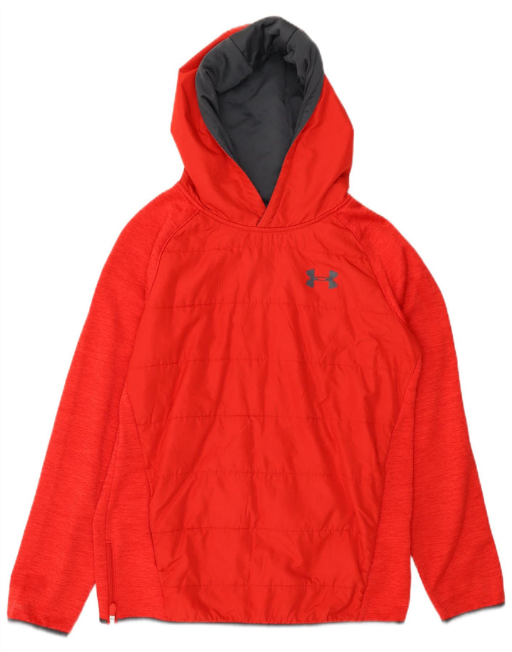 UNDER ARMOUR Džemper s kapuljačom za dječake 13-14 godina XL, crveni poliester