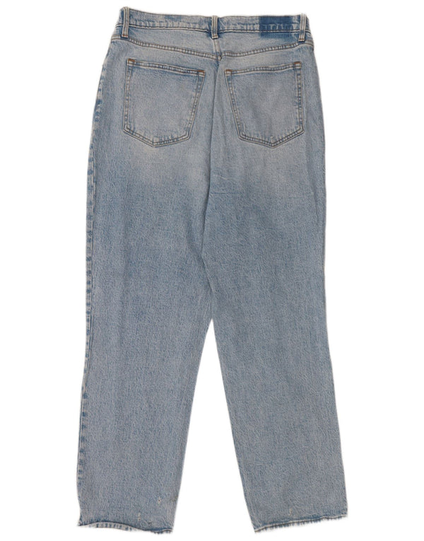 Abercrombie & Fitch ženske ravne traperice s oštećenim izgledom US 14 XL W32 L26 plava