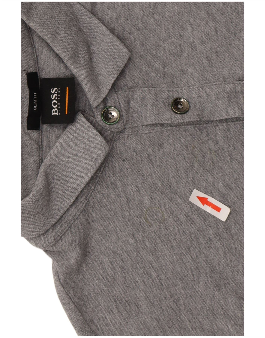 Hugo Boss muška uska polo majica mala siva
