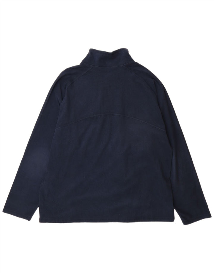 REEBOK muška jakna od flisa UK 42 XL tamnoplavi poliester