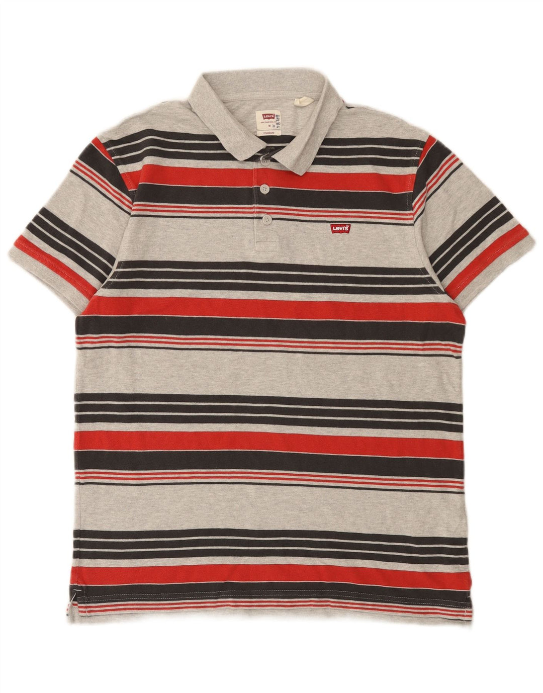 Levi's standardna muška polo majica, pamuk na srednje sive pruge