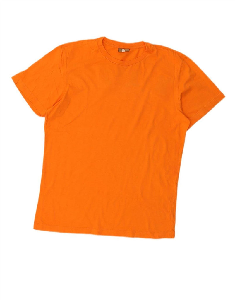 RICHMOND Womens Graphic T-Shirt Top UK 18 XL Orange Vintage Richmond and Second-Hand Richmond from Messina Hembry 