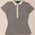 GANT Womens Polo Shirt UK 10 Small Grey Cotton Vintage Gant and Second-Hand Gant from Messina Hembry 