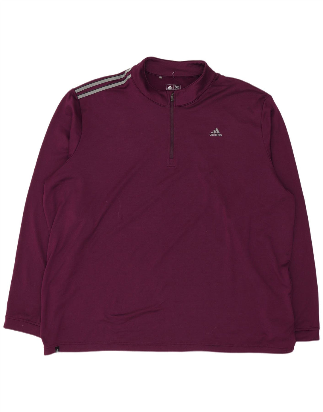 Adidas gornji dio trenirke s patentnim izrezom i 2XL ljubičasti poliester