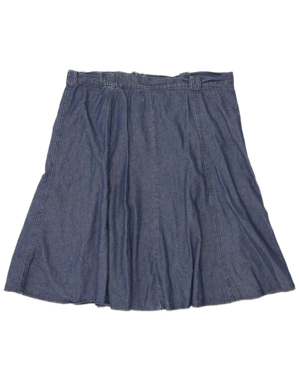 Marks & Spencer ženska traper suknja UK 18 XL W38 plavi pamuk