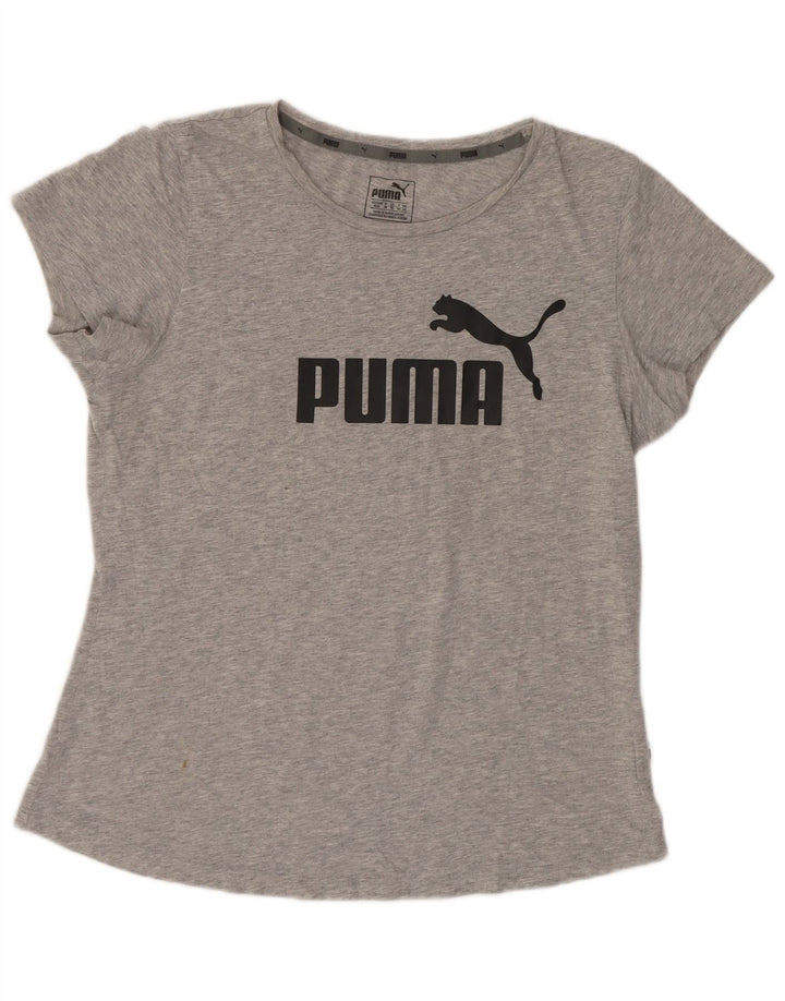 Puma ženska majica kratkih rukava s grafičkim motivima UK 12 srednje siva