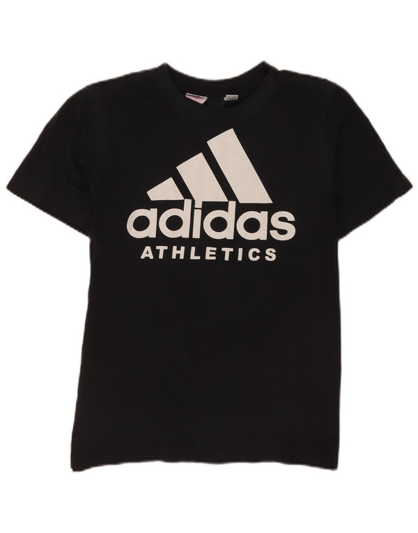 Adidas ženska majica kratkih rukava s grafičkim motivima UK 8 Small Navy Blue Sports