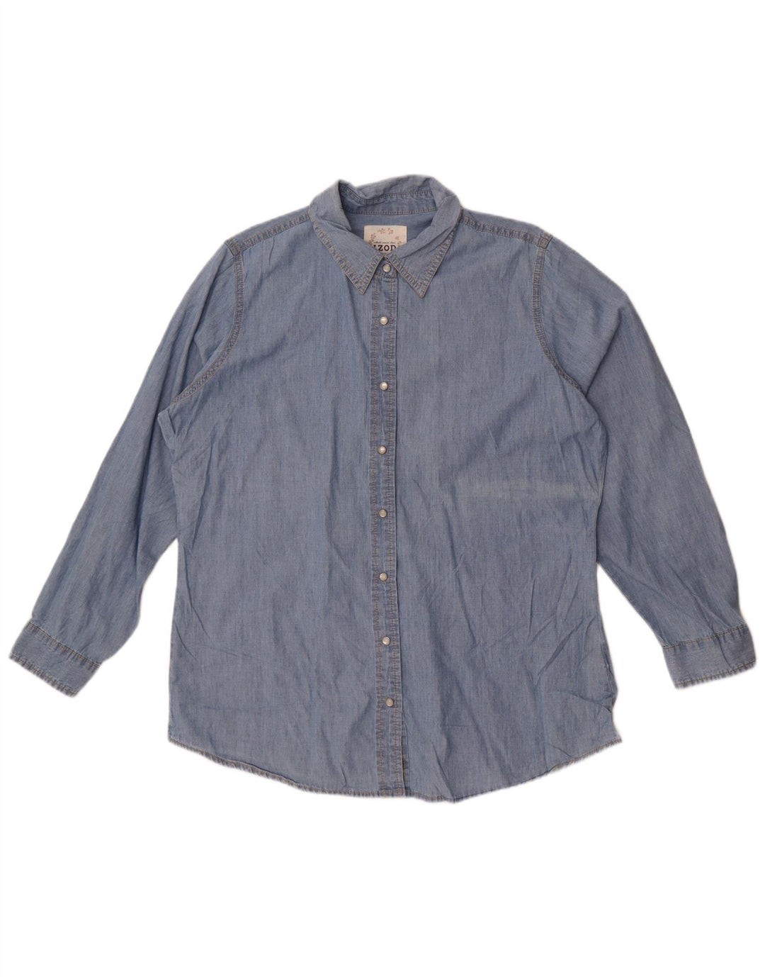 Izod ženska traper košulja UK 16 Large Blue Cotton