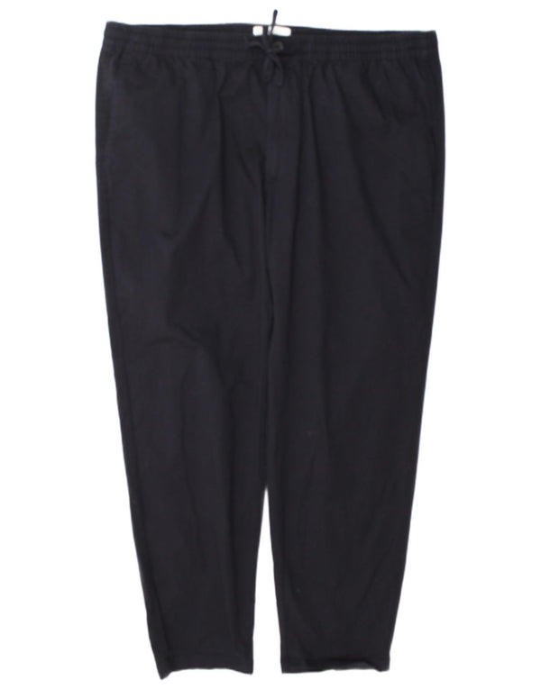 Marks & Spencer muške sužene chino hlače 2XL W42 L29 tamnoplavi pamuk
