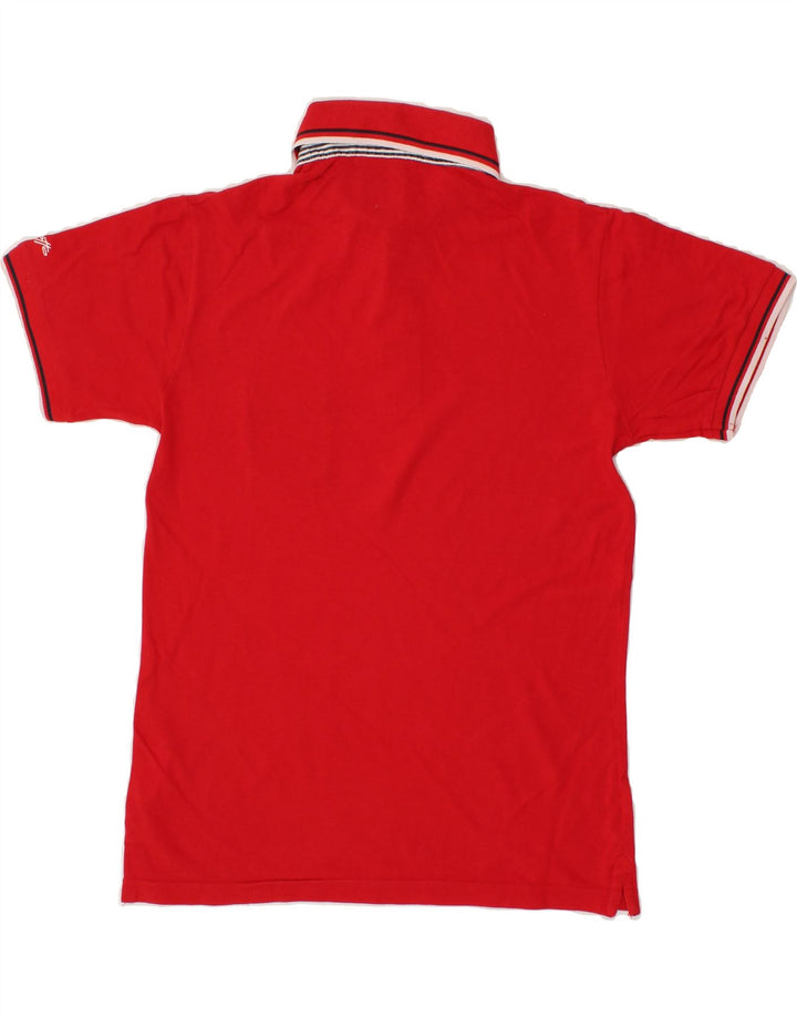 LOTTO Mens Polo Shirt Medium Red Cotton Vintage Lotto and Second-Hand Lotto from Messina Hembry 