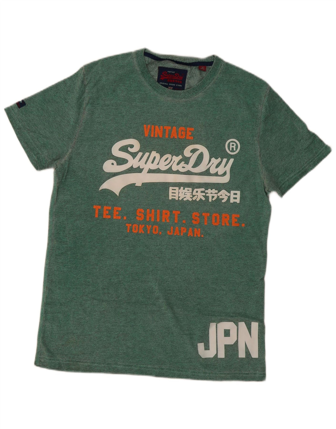 Superdry muška majica kratkih rukava s grafičkim motivima, veliki zeleni pamuk