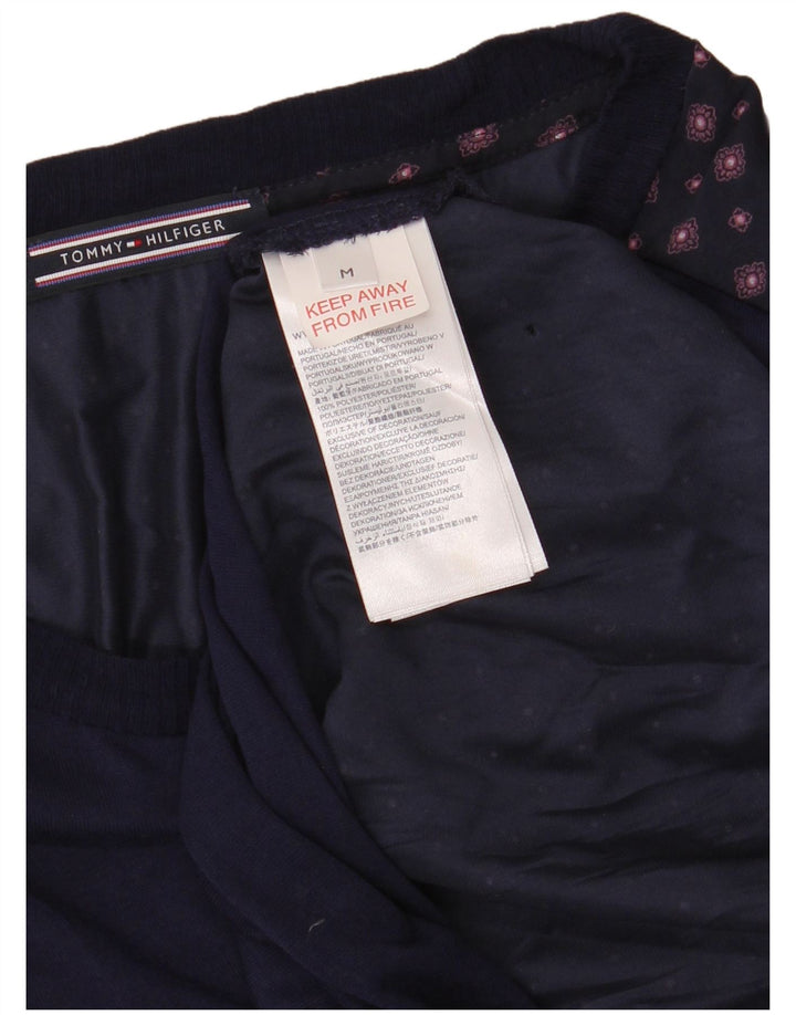 Tommy Hilfiger ženska majica dugih rukava UK 12 srednje tamnoplava geometrijska
