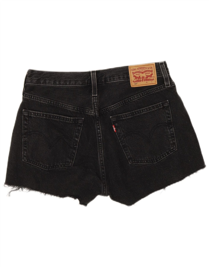 Levi's ženske kratke traper hlače visokog struka 501 W28 srednje sive