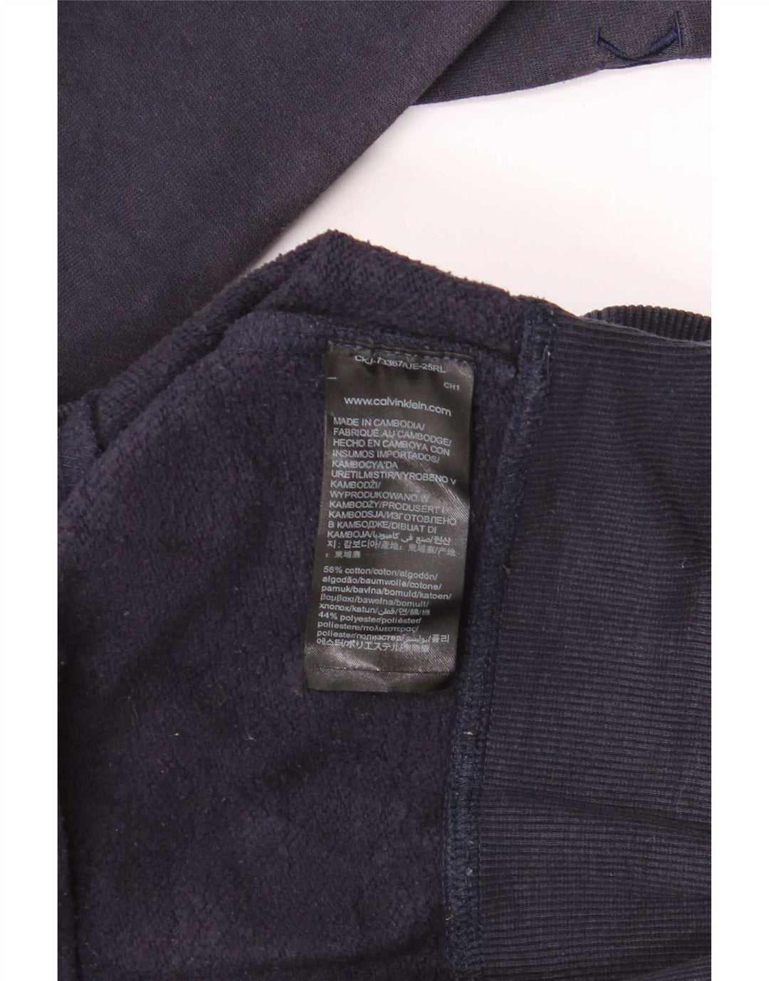 Calvin Klein Jeans muški džemper srednje veličine tamnoplavi pamuk