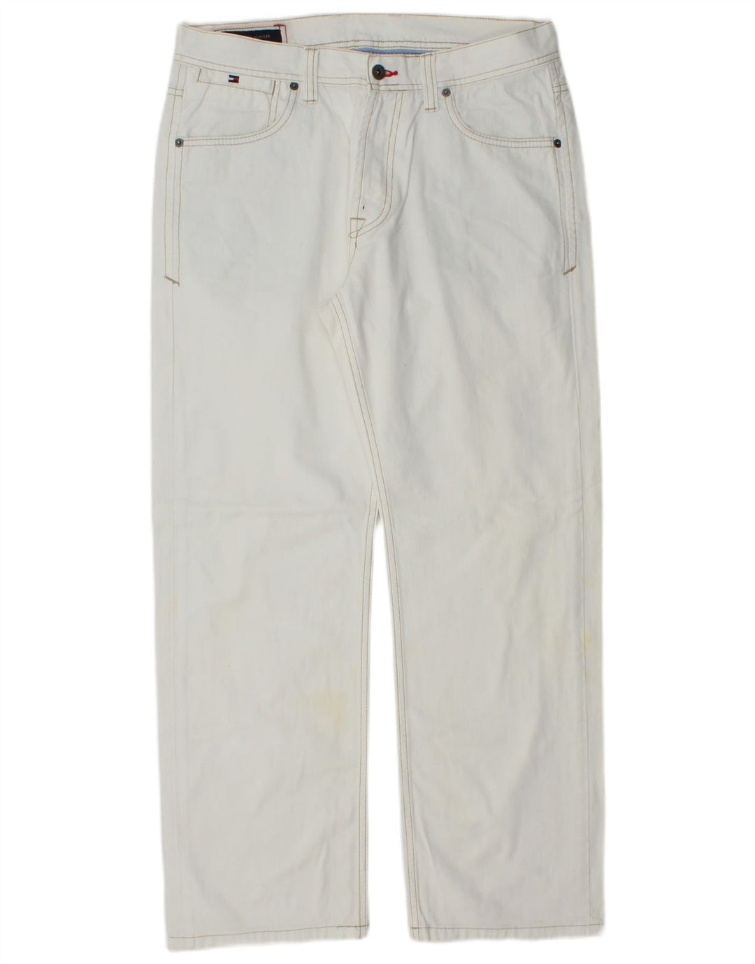 TOMMY HILFIGER Muške ravne traperice W34 L29 plavi pamuk