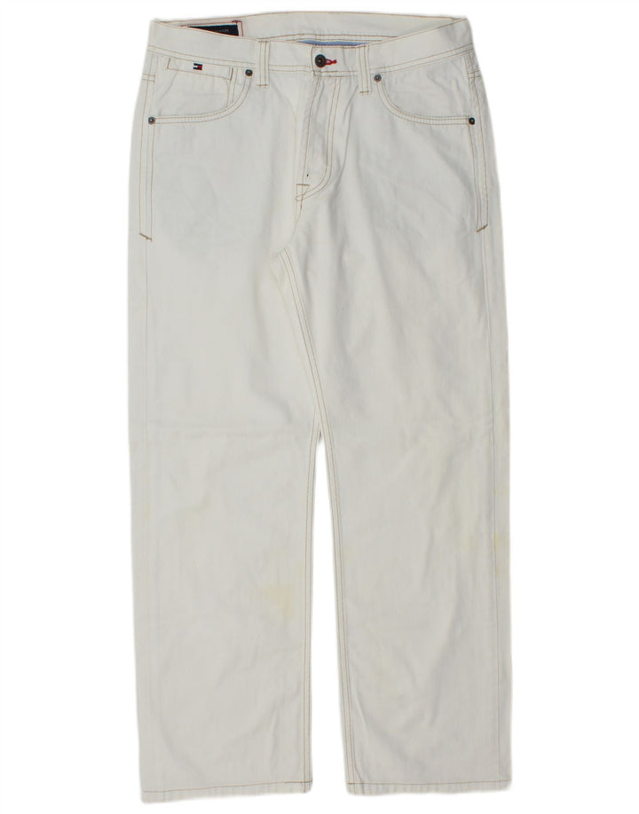 TOMMY HILFIGER Muške ravne traperice W34 L29 plavi pamuk