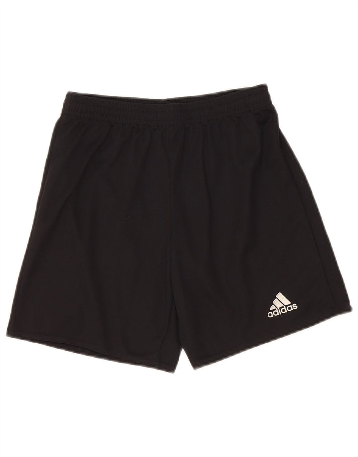 Sportske kratke hlače Adidas Climalite za dječake 9-10 godina, crni poliester