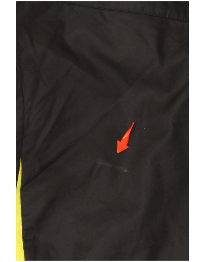 Gornja jakna od trenirke ADIDAS za dječake 11-12 godina, crni najlon u boji