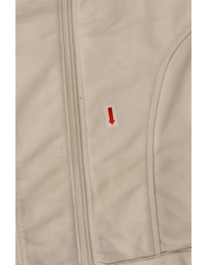 ADIDAS ženska gornja jakna za trenirku UK 14 srednji bijeli poliester