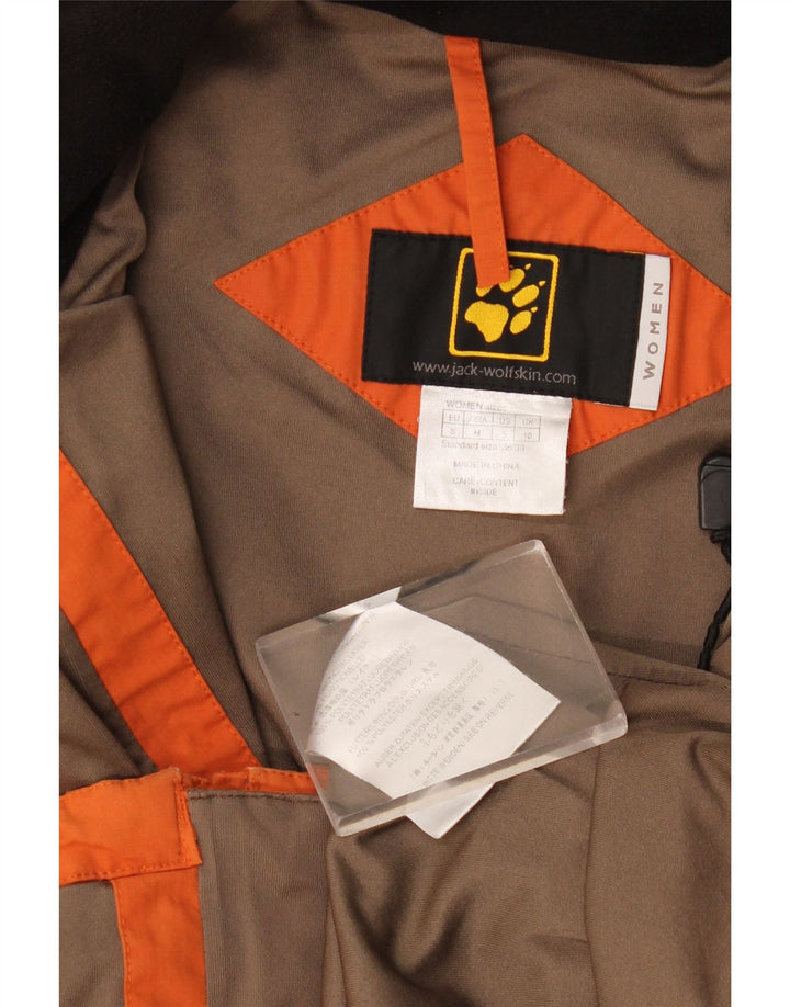 Jack Wolfskin ženska kišna jakna s kapuljačom UK 14 srednje narančaste boje