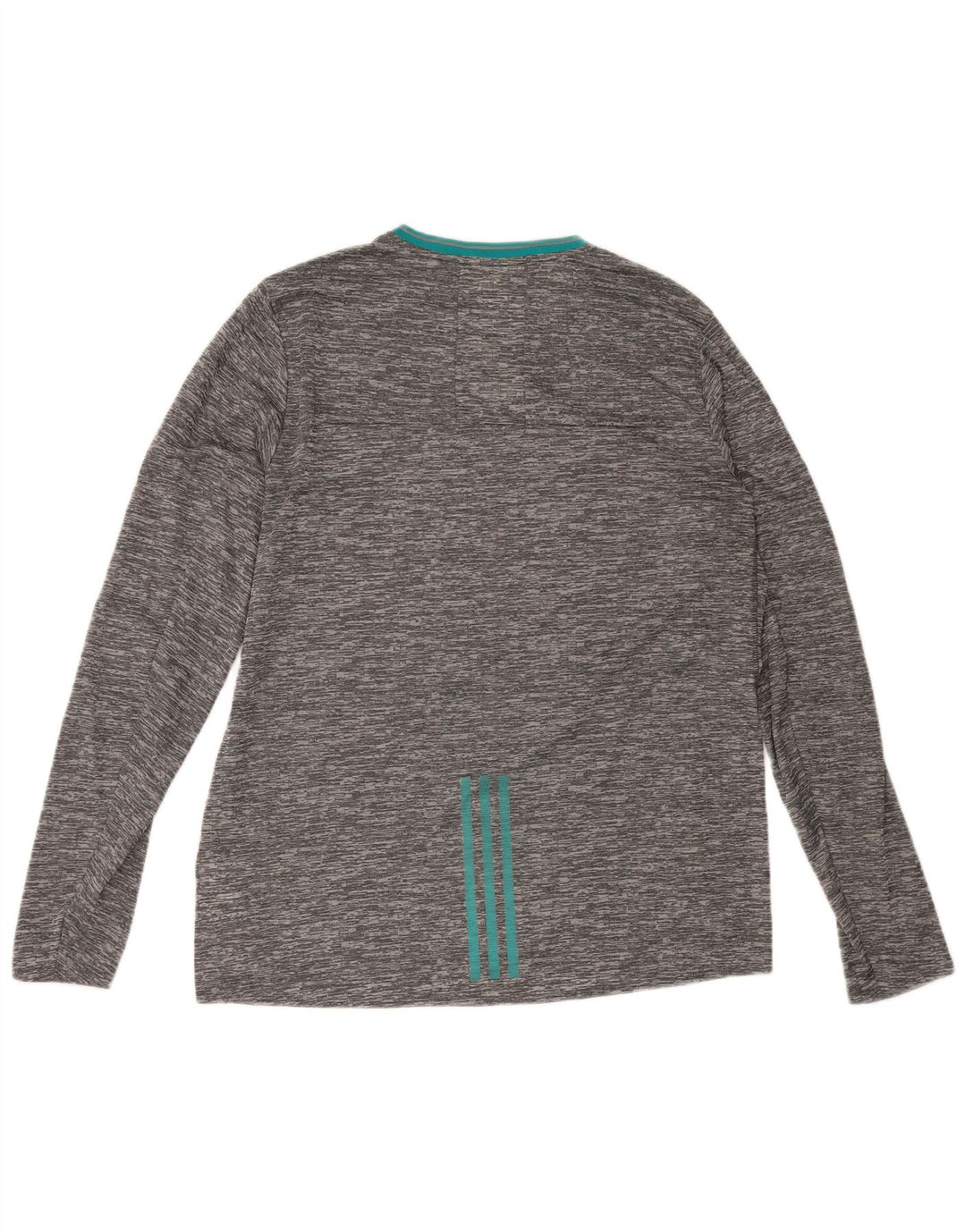 Adidas muška majica Climalite dugih rukava s velikim sivim pjegama od poliestera