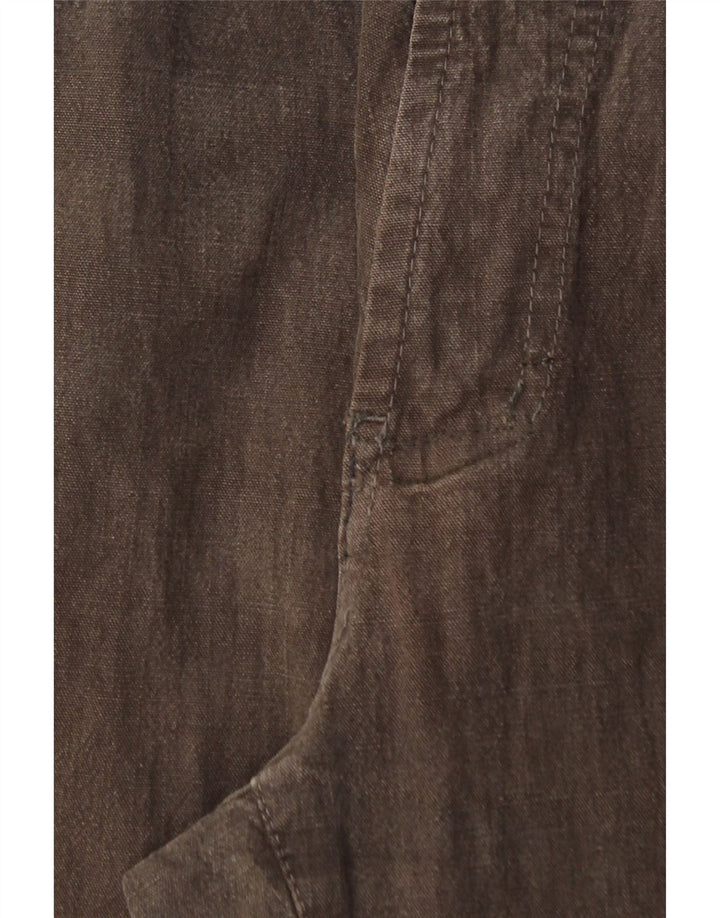 TRUSSARDI Muške ravne ležerne hlače IT 50 Large W34 L29 Smeđe