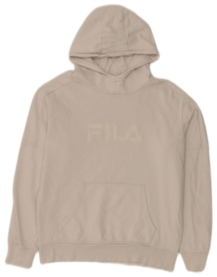 Fila muška majica s kapuljačom srednje veličine, bijeli pamuk