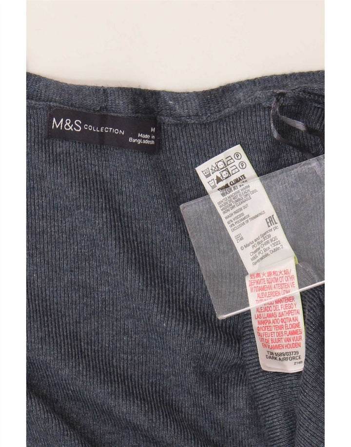 Marks & Spencer ženski dugi kardigan pulover UK 14 srednje tamnoplava