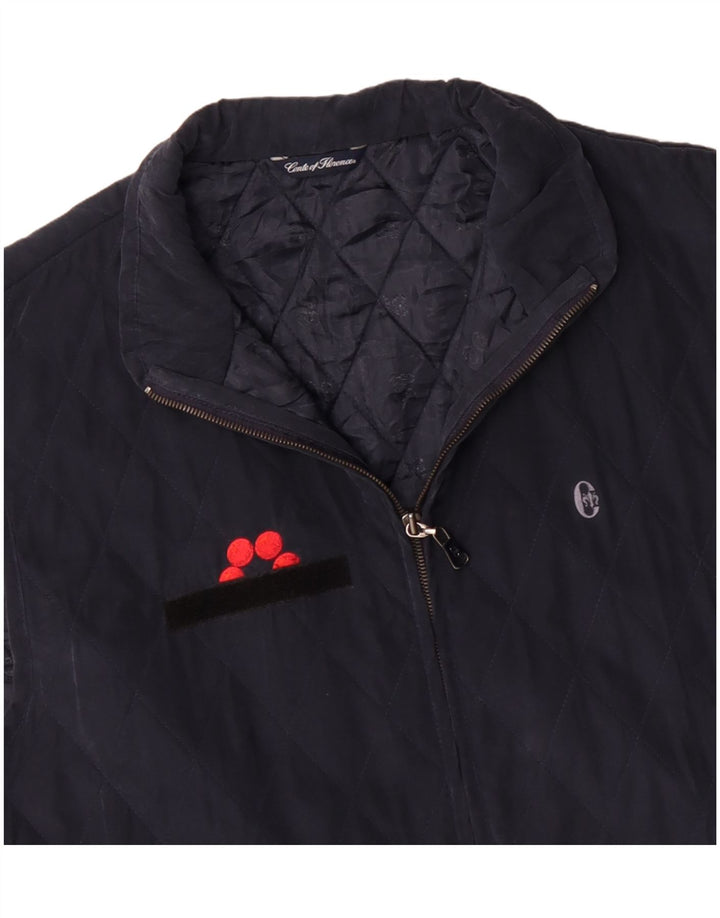 CONTE OF FLORENCE Muška prošivena jakna UK 44 2XL tamnoplava