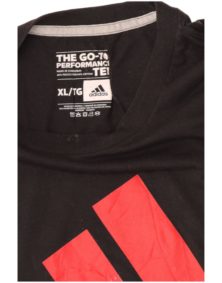 Adidas muška majica kratkih rukava Climalite Graphic XL crni poliester