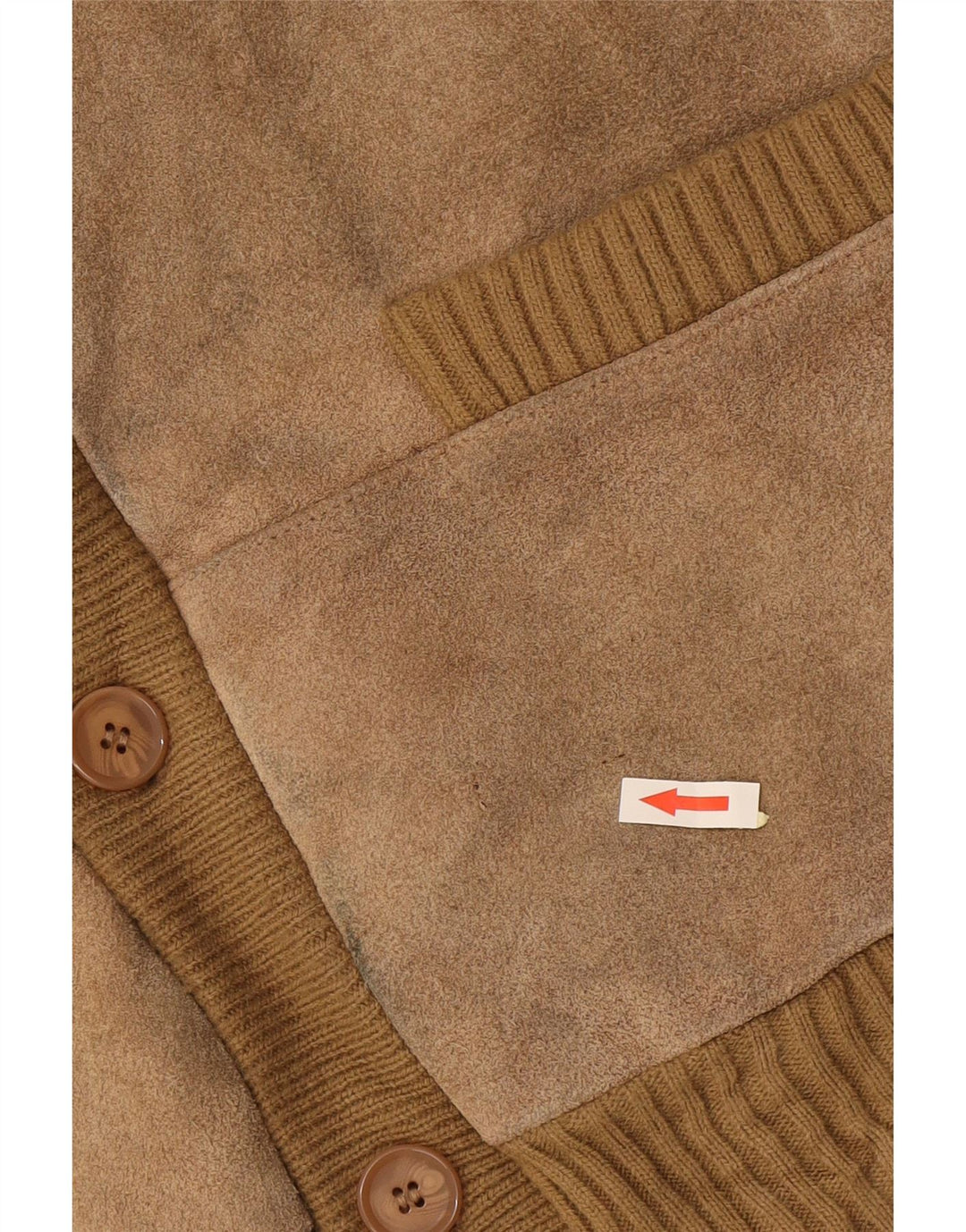 Vintage muški kardigan džemper 2XL bež