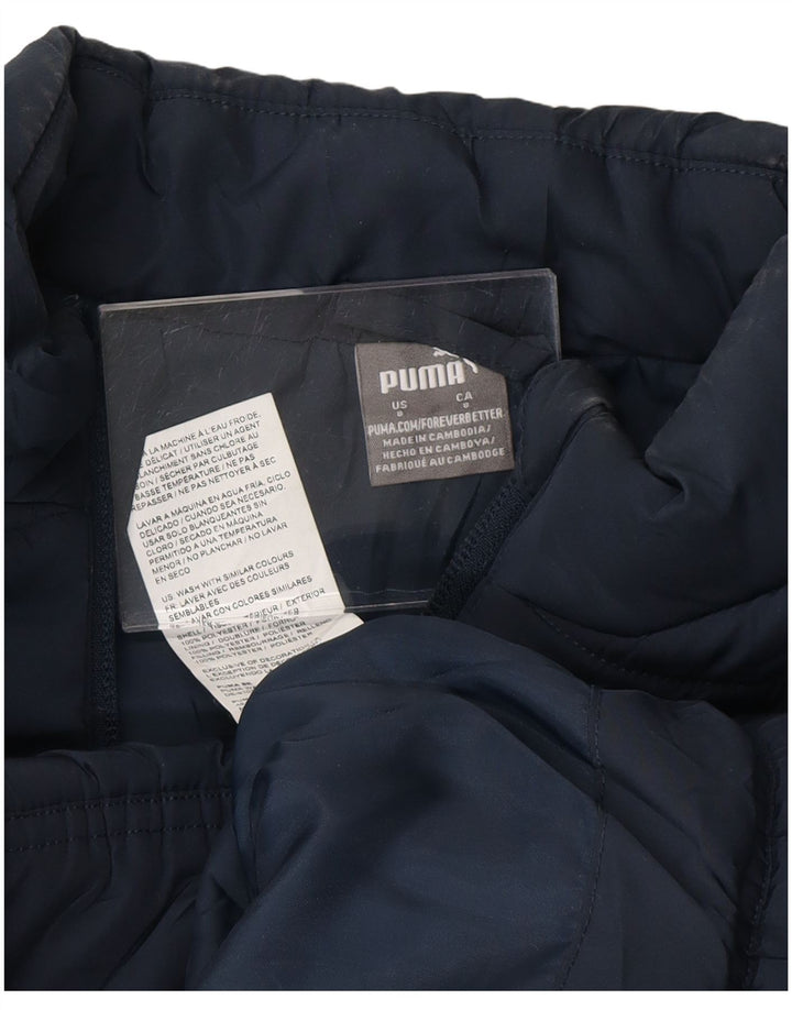 Podstavljena jakna Puma Boys 7-8 Years Navy Blue Colourblock Poliester