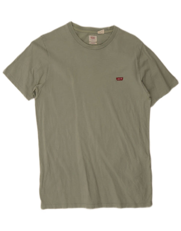 Levi's Mens Standard T-Shirt Top Small Green Cotton