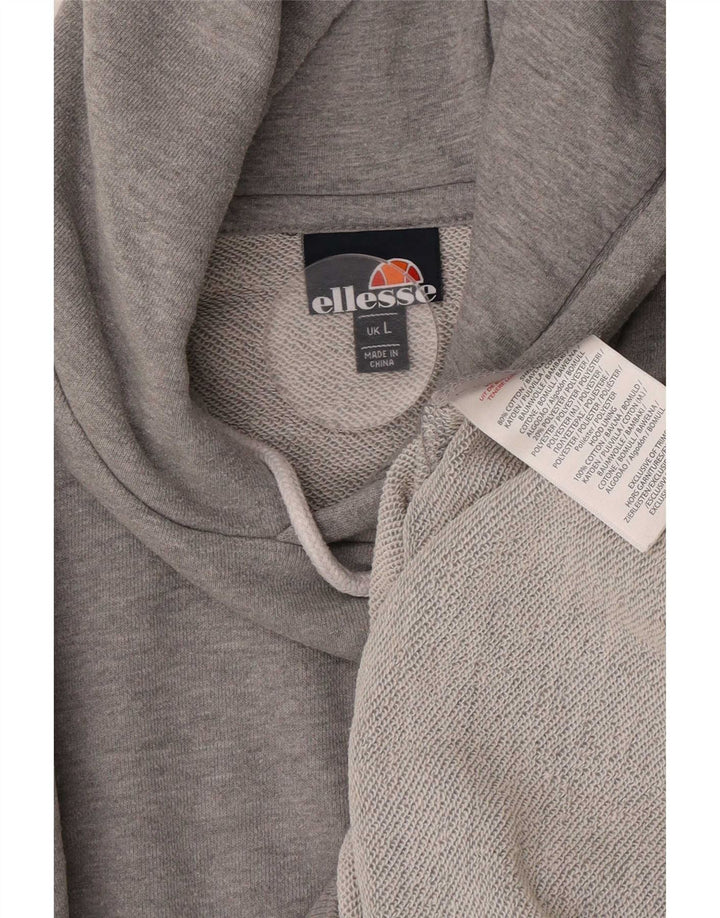 Ellesse muška majica s kapuljačom Veliki sivi pamuk