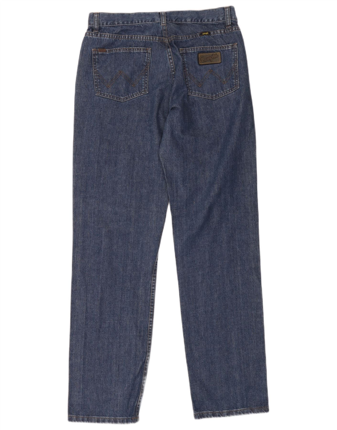 Wrangler muške ravne traperice W34 L33 plavi pamuk