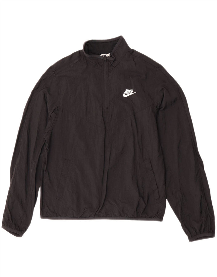 Nike Boys Graphic Pullover Trenirka Gornja jakna 13-14 godina XL crni najlon