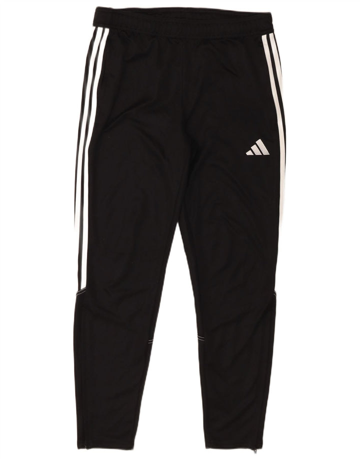 Adidas muške trenirke srednje crne poliesterske hlače