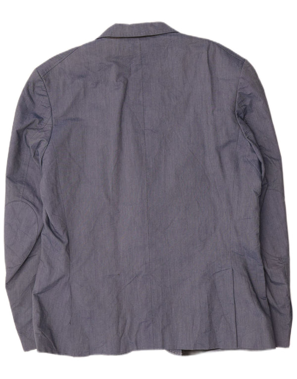 Jack & Jones muška jakna s 2 gumba IT 56 3XL plavi pamuk
