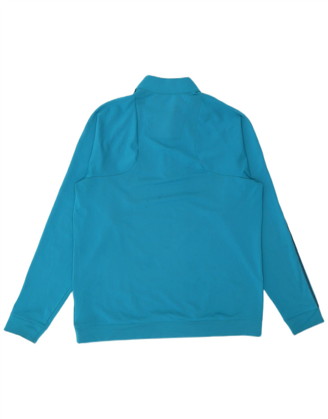 ADIDAS muški džemper s izrezom i patentnim zatvaračem Climalite XL plavi poliester