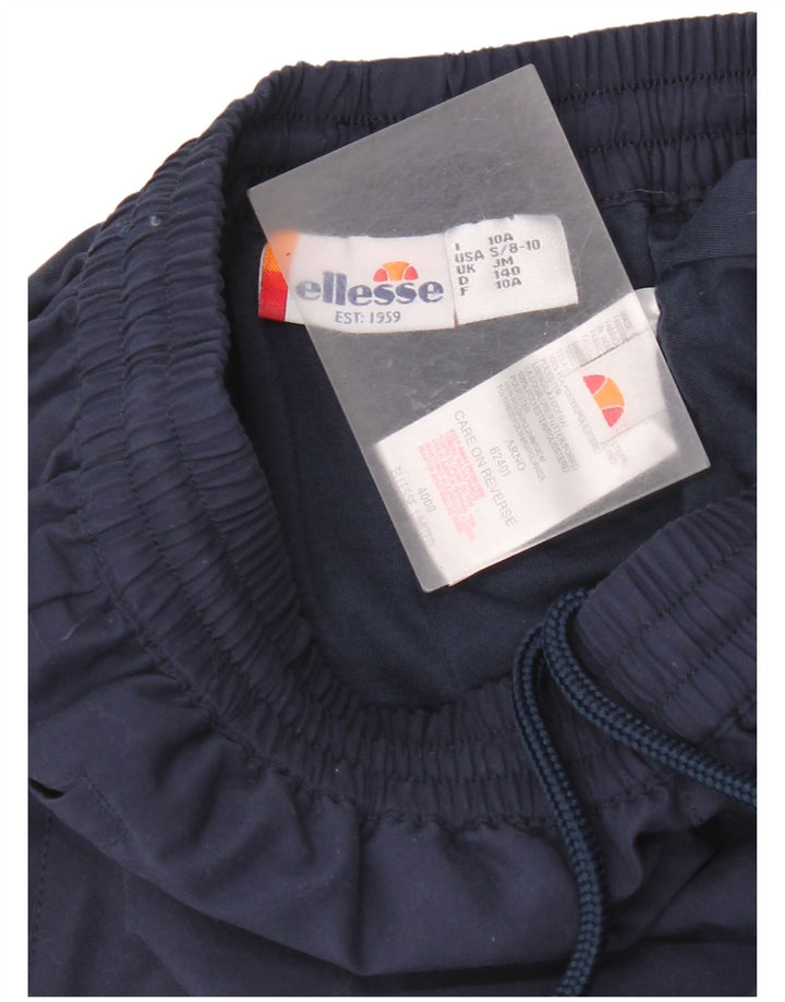 Ellesse Hlače za trenirku za djevojčice 9-10 godina tamnoplave poliesterske