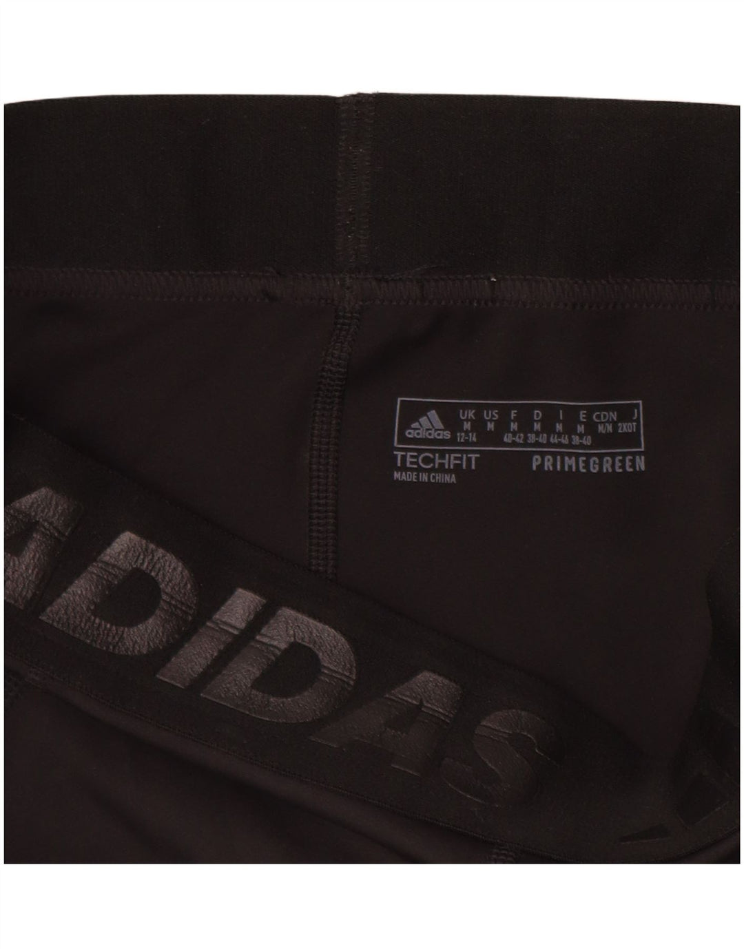 Adidas ženske grafičke tajice UK 12/14 Srednje crni poliester