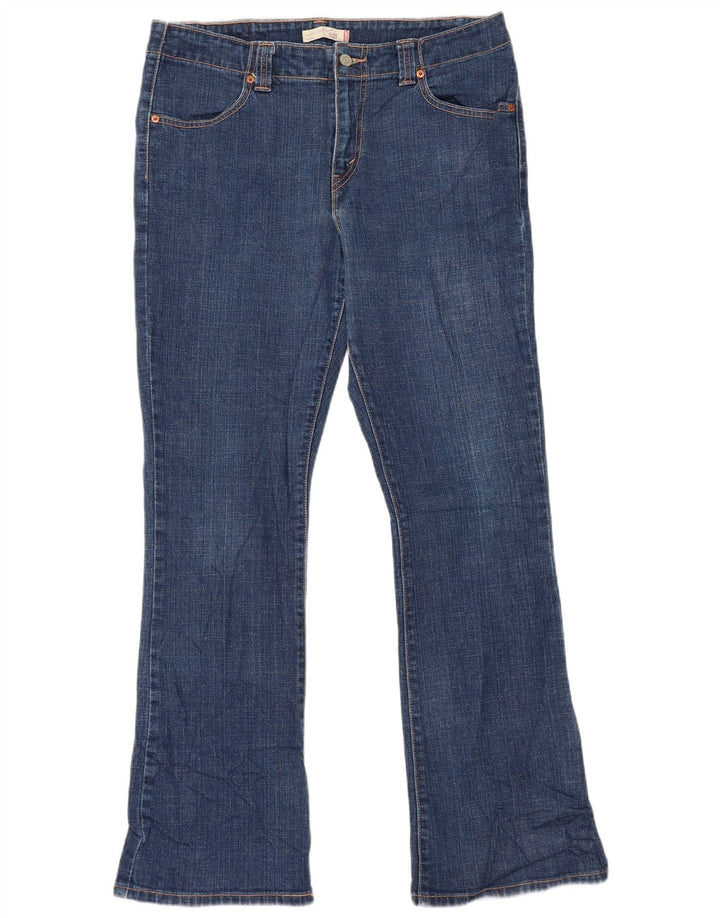 Levi's ženske 525 Bootcut traperice US 12 Large W34 L32 Plavi pamuk