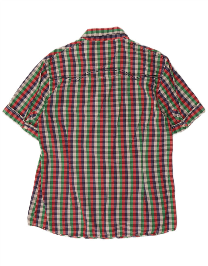 GARCIA Muška uska košulja kratkih rukava XL, višebojni gingam