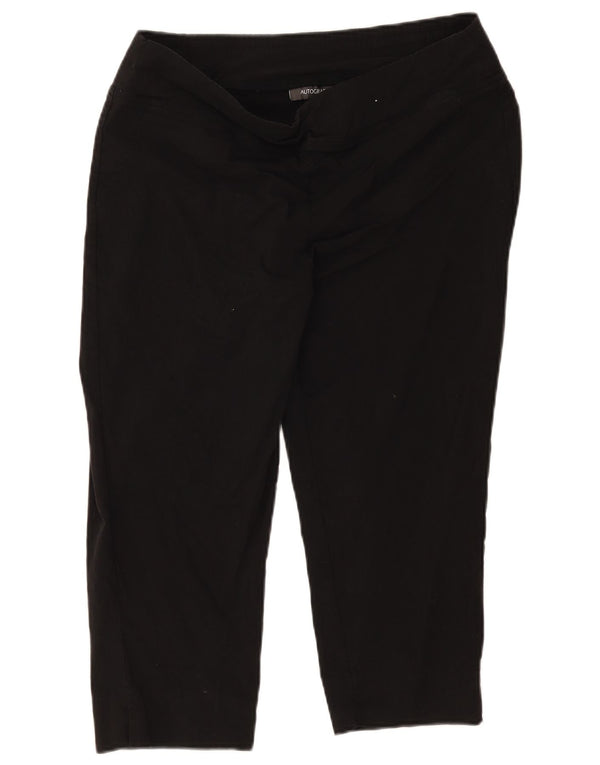 Marks & Spencer ženske autograph kapri hlače UK 18 XL W36 L21 crne